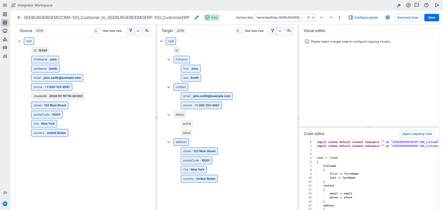 SEEBURGER IWS Mapping Designer Service