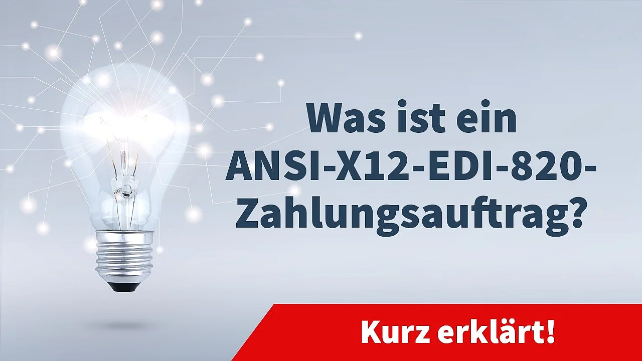 Was ist ein ANSI-X12-EDI-820-Zahlungsauftrag?