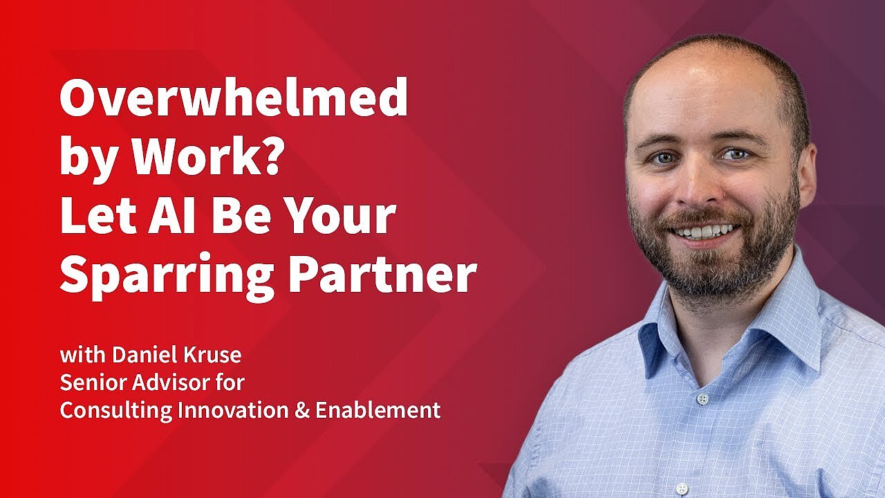 Overwhelmed by Work? Let AI Be Your Sparring Partner